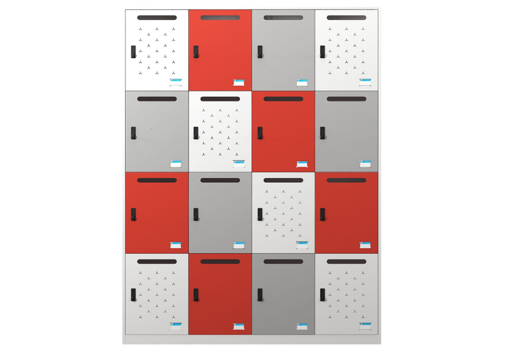 Tủ locker Hòa Phát 16 ngăn khóa số TU984-4KS